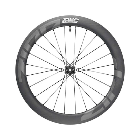 ZIPP WHEEL - 404 FIRECREST CARBON TUBELESS DISC BRAKE CENTER LOCKING 700C FRONT 24SPOKES 12X100MM STANDARD GRAPHIC B1