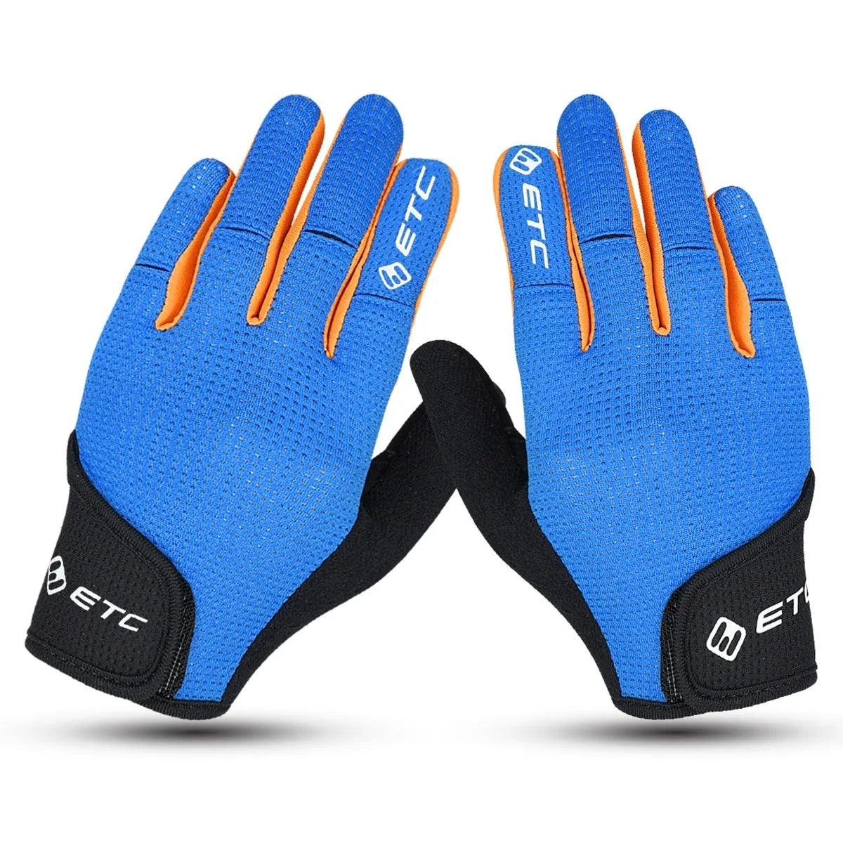 ETC Peak Junior MTB Glove Blue Orange Croston Cycles