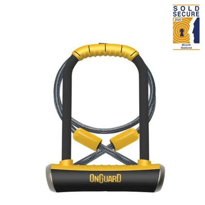 OnGuard Pitbull DT 8005 U-Lock 115 X 230 X 14mm (Sold Secure Diamond security)