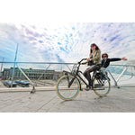 Urban Iki rear child seat with frame mount. Sakura Pink, Shinju Whitre